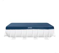 Cobertor INTEX Rectangular Compatible Prism Frame Vinilo Resistente, 389x184x20 Cm, Azul