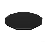 Cobertor Invierno Piscina Circular 244cm con Cuerdas | PVC negro , cuerdas incluidas, ajuste seguro, ideal invierno, diámetro 244cm(305cm)