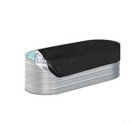 Cobertor Piscina Desmontable 210D Oxford para Lona Anti-UV para Tanques Agua Exterior Cubre Piscinas Redondas y Rectangulares Talla M(L)