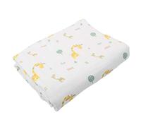 Cobertores Para Bebés Toalla De Baño De Gasa De Cuatro Capas Para Bebés De Tul Toalla De Baño Para Bebés Toalla De Baño Absorbente De Dibujos Animados Recién Nacidos-Jirafa_100 * 120