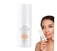 Cobertura completa de la base de maquillaje, maquillaje de la Fundación para la Mujer, Fundación Face Makeup Liquid Base, Corriente de acabado mate de cuidado de la piel, cobertura completa duradera,