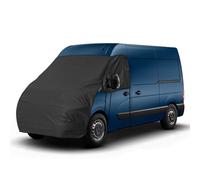 Cobertura Envolvente para Parabrisas Delantero reemplazo para Renault Master 2010-2023/Movano 2010-2021, Protección Solar de Lujo Oclusión Completa Cubierta de Parabrisas Frontal (Negro)