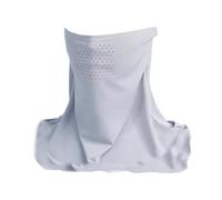Cobertura Facial UV | Cubre Bufanda UPF 50+ | Visera Facial Refrescante Con Anillos Para Los Oídos | Protección UV Ice Silk | Visera Transpirable Con Trabillas Para Las Orejas Suministros Desde El