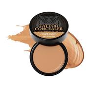 Cobertura Total Corrector Corporal, Polvo Facial De Dos Matices Y Sin Arrugas, Base De Maquillaje De Larga Duración 20G, Corrector Impermeable Para Manchas Para Viaje, Playa, Escenario