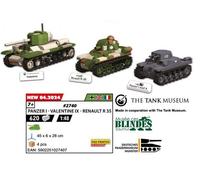 Cobi 2740 - HC WWII - Set De Museo Ejecutivo - 3x Panzer - Nuevo