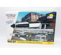 COBI V2 Cohete & Transporter - Edición Executive - Juego de Bloques de sujeción Compuesto por 1191 Elementos de construcción - Artículo nº 3120 - Compatible con Bloques de sujeción de Otros