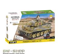 COBI-3123 BLOQUES DE TERMINALES WW2 PANZER VI Tiger I Nº 131 TANQUE DE COMBAT...
