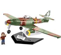 COBI 5776 Messerschmitt Me 262A-1a, Escala 1:32, 505 Piezas, Cazador de | Tampografía 1:32, 1 personaje, chasis retráctil, cabina de apertura, soporte con placa para nombre, UE a partir de 8 años