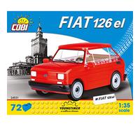 COBI Coche Maly Fiat 126p 1994-1999 (72 Piezas), Color Blanco, Medium (COBI-24531)