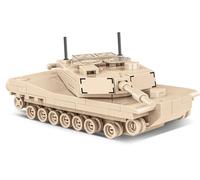 COBI Historical Collection - Juego de construcción del ejército Abrams M1A2 3106 de la Segunda Guerra Mundial, Arena del Desierto, tamaño estándar
