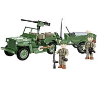 COBI Historical Collection World War II 2297 Willys MB + Trailer 2297
