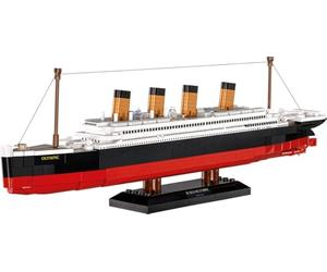 COBI RMS OLYMPIC 1911, escala 1:700, 595 elementos, modelo con soporte | Almohadilla impresa, placa grabada con láser, pernos móviles, colección histórica Great War, artículos fabricados en la UE