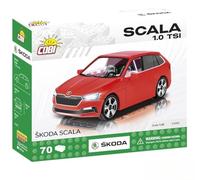 COBI Skoda Scala 1.0 TSI | 70 bloques de construcción, escala 1:35, a partir de 5 años, COBI-24582