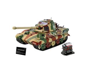 Cobi Tiger II Königstiger Juego de Construcción con 1117 Piezas, Color Camuflaje, Escala 1:12, Edad Recomendada 12 Años, Modelo 325 mm x 860 mm x 290 mm
