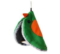Cobija multifuncional para loros, perca, caricatura, manta peluda para juguete Conure, juguete de tienda de campaña para loro, hamaca grande para loros