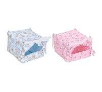 Cobija peluda multifuncional para loros, cueva, perca, caricatura, juguete para loros