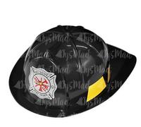 Cobo Regalo, S.L Casco de Bombero Negro para Adulto - Talla Única
