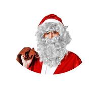 Cobo Regalo, S.L Peluca y Barba Rey Mago, Papa Noel Tamaño Único (Blanco)