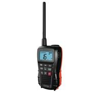 Cobra BlueBound 150 Radio Marina VHF de Mano, 3 W, Flotante, IPX7 Impermeable, Sumergible, Pantalla LCD, escaneo de Memoria, Clip para cinturón, Color Negro