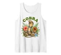 Cobra Cobra Cobra Floral Cobra Acuarela Boho Cobra Cobra Camiseta sin Mangas