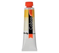 Cobra Color al óleo mezclable con agua Study - Tubo de 40 ml - Amarillo permanente claro 283 - Semiopaco - Excelente resistencia a la luz - Pintura al óleo sin disolventes