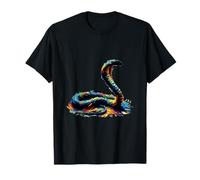 Cobra colorida del amante de los animales del estilo impresionismo Camiseta