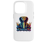 Cobra DJ Vibes - Veneno de neón, Bombo con Capucha y Ritual de bajo Carcasa para iPhone 14 Pro