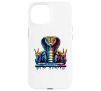 Cobra DJ Vibes - Veneno de neón, Bombo con Capucha y Ritual de bajo Carcasa para iPhone 15