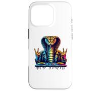 Cobra DJ Vibes - Veneno de neón, Bombo con Capucha y Ritual de bajo Carcasa para iPhone 16 Pro