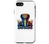 Cobra DJ Vibes - Veneno de neón, Bombo con Capucha y Ritual de bajo Carcasa para iPhone SE (2020) / 7/8