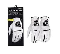 Cobra Guantes de golf para hombre, para mano izquierda, Micro Flex Cell, paquete doble, talla M/L