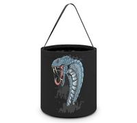 Cobra Head - Bolsas de dulces reutilizables para Halloween, para decoración de fiestas y días festivos