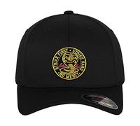 Cobra Kai Licenciado Oficialmente Patch Flexfit Cap (Negro), Large/x-Large
