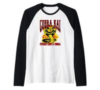 Cobra Kai Logotipo de Athletic Cobra Camiseta Manga Raglan