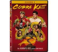 Cobra Kai: Season 3 (DVD) Ralph Macchio William Zabka (Importación USA)