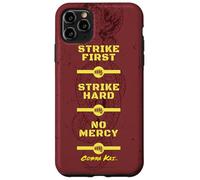 Cobra Kai Strike First Red and Gold Snake Logo TV Show Carcasa para iPhone 11 Pro MAX