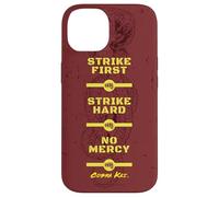 Cobra Kai Strike First Red and Gold Snake Logo TV Show Carcasa para iPhone 14