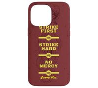 Cobra Kai Strike First Red and Gold Snake Logo TV Show Carcasa para iPhone 14 Pro MAX