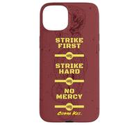 Cobra Kai Strike First Red and Gold Snake Logo TV Show Carcasa para iPhone 15 Plus