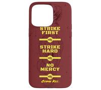 Cobra Kai Strike First Red and Gold Snake Logo TV Show Carcasa para iPhone 15 Pro MAX