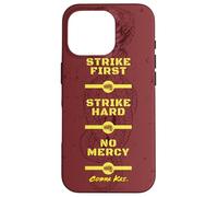 Cobra Kai Strike First Red and Gold Snake Logo TV Show Carcasa para iPhone 16 Pro