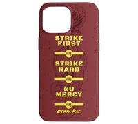 Cobra Kai Strike First Red and Gold Snake Logo TV Show Carcasa para iPhone 16 Pro MAX