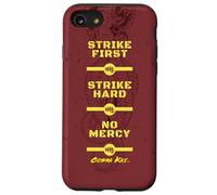 Cobra Kai Strike First Red and Gold Snake Logo TV Show Carcasa para iPhone SE (2020) / 7/8