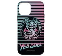 Cobra Kai Yes Sensei Retro Stripes Vaporwave TV Show Carcasa para iPhone 12 Mini