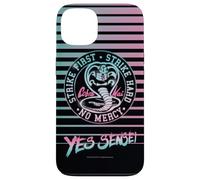 Cobra Kai Yes Sensei Retro Stripes Vaporwave TV Show Carcasa para iPhone 13