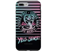 Cobra Kai Yes Sensei Retro Stripes Vaporwave TV Show Carcasa para iPhone 7 Plus/8 Plus