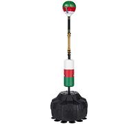 Cobra Saco de Boxeo Fitness Reflejos Alta Velocidad Ajustable Altura 145-180cm Saco de Arena (50x50x180cm, Verde)