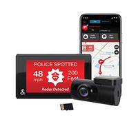 Cobra Smart Dash CAM + cámara Trasera (SC 200D) - resolución QHD+ 1600P, comandos de Voz, WiFi y GPS incorporados, Tarjeta SD de 16 GB, Mayday de Emergencia, aplicación más Inteligente Drive