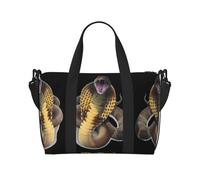 Cobra Snake - Bolso bandolera portátil con estampado de serpiente para mujer, adecuada para gimnasio, entrenamientos, viajes y viajes