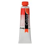 Cobra Study Tubo de colores al óleo mezclables con agua 40 ml - Rojo pyrrole 315 - Semiopaco - Alta resistencia a la luz - Sin disolventes